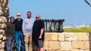 team photo at the well of promise