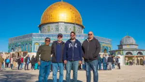 temple mount team photo with hussain andaryas